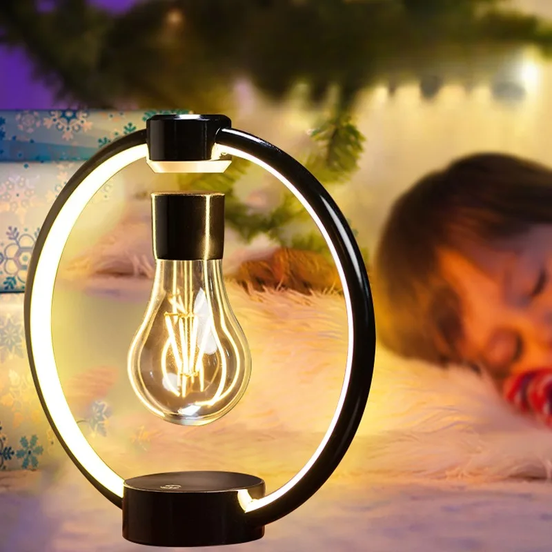 New Levitating Lamp Creativity Floating LED Bulb Home Office Desk Decoration Birthday Gift for friends Table Novelty Night Light