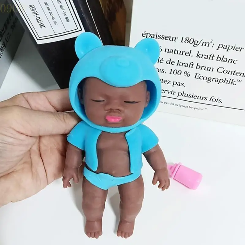

090b сжатие кукла Antianxiety Toy Toy Squeezable Baby Doll Prantable Doll Dishipeeaz