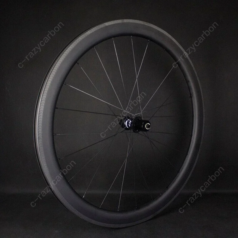 Airwolf 700C Carbon Wheelset 90*25mm Time Trial/Triathlon Powerway R13 Hub Rim Brake Track UD Matt Racing Bike Wheel Clincher