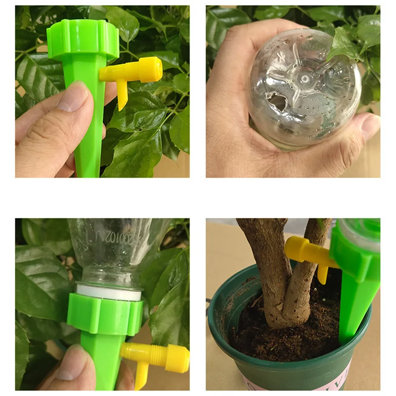 Automatic Drip Irrigation System Self Watering Spike For Flower Plants Greenhouse Garden Adjustable Auto Water Dripper Device