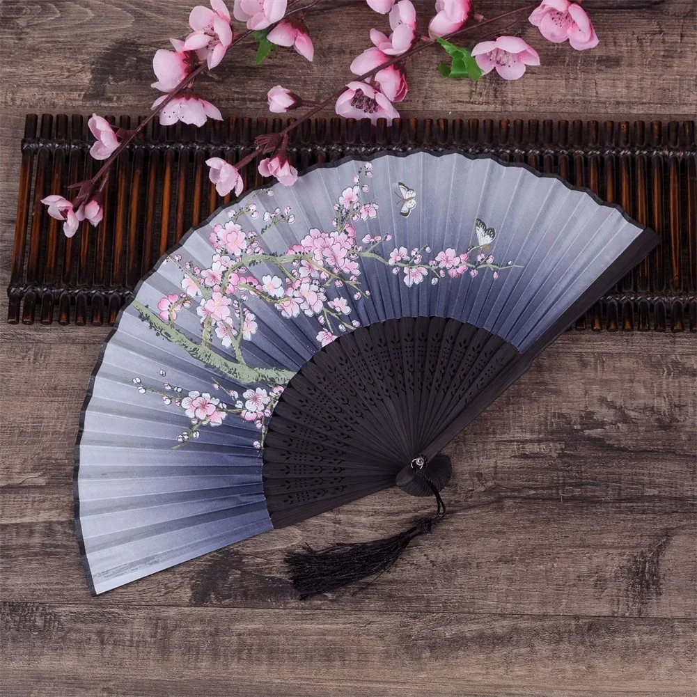 Hand Fan chinesische chinesische Vintage-Stil Falt fächer Home Dekoration Ornamente Muster Kunst Handwerk Geschenke Hochzeit Tanz Hand Fan