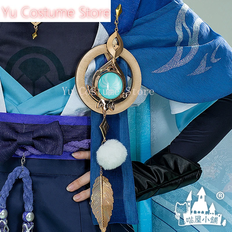 YuCostumeAnime! Genshin Impact Wanderer Game Suit Gorgeous Uniform Cosplay Costume Halloween Party Activity Role Play Outfit Men