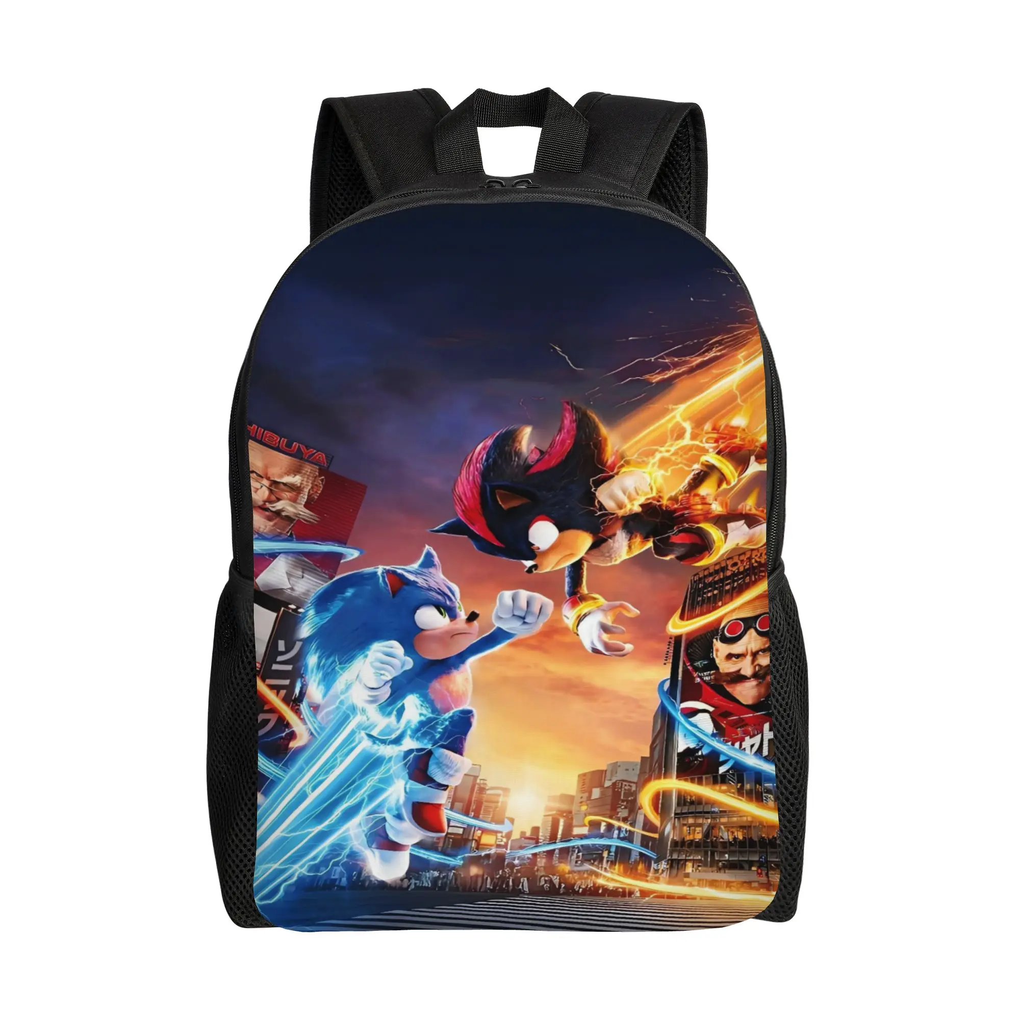 Sonices the H-Hedgehogs Backpack  Modern Backpacks Women Men Travel Big High School Bags High Quality Rucksack