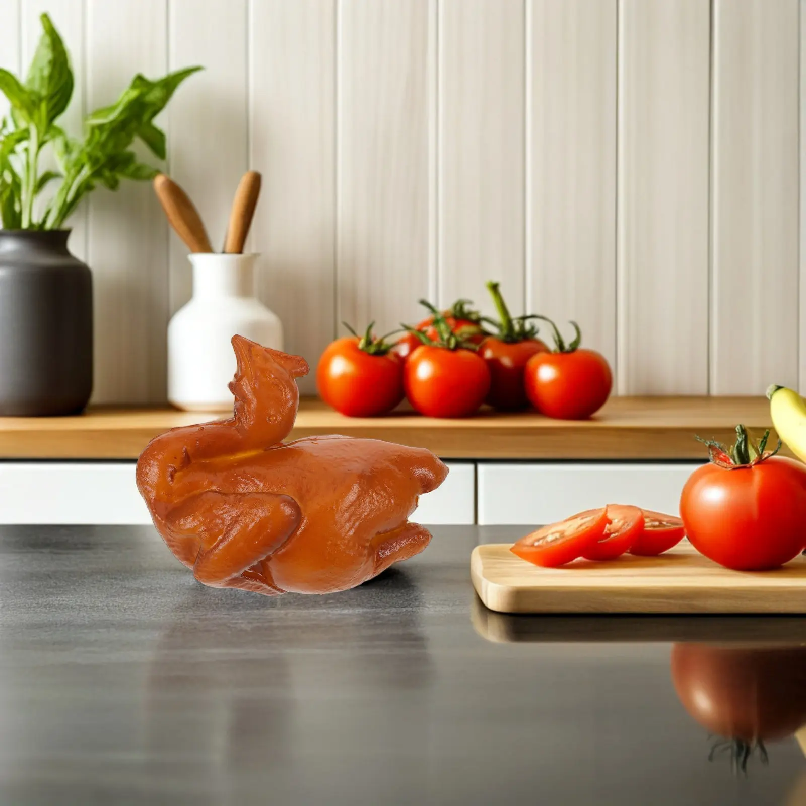 Realistic Artificial Roast Chicken Lifelike Food Prop Simulation Fake Cooked Meat for Restaurant Display Kitchen Party