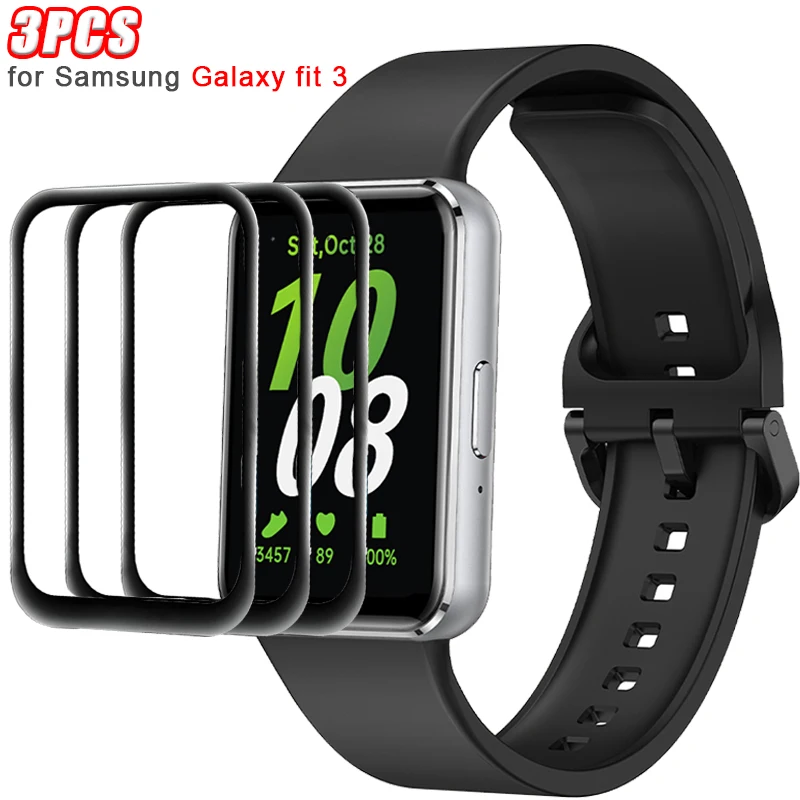 3 Stuks Schermbeschermer Voor Samsung Galaxy Fit3 3d Anti-Kras Film Fit 3 Dunne Full Prottiecve Ultra-Hd Film (Niet Glas)