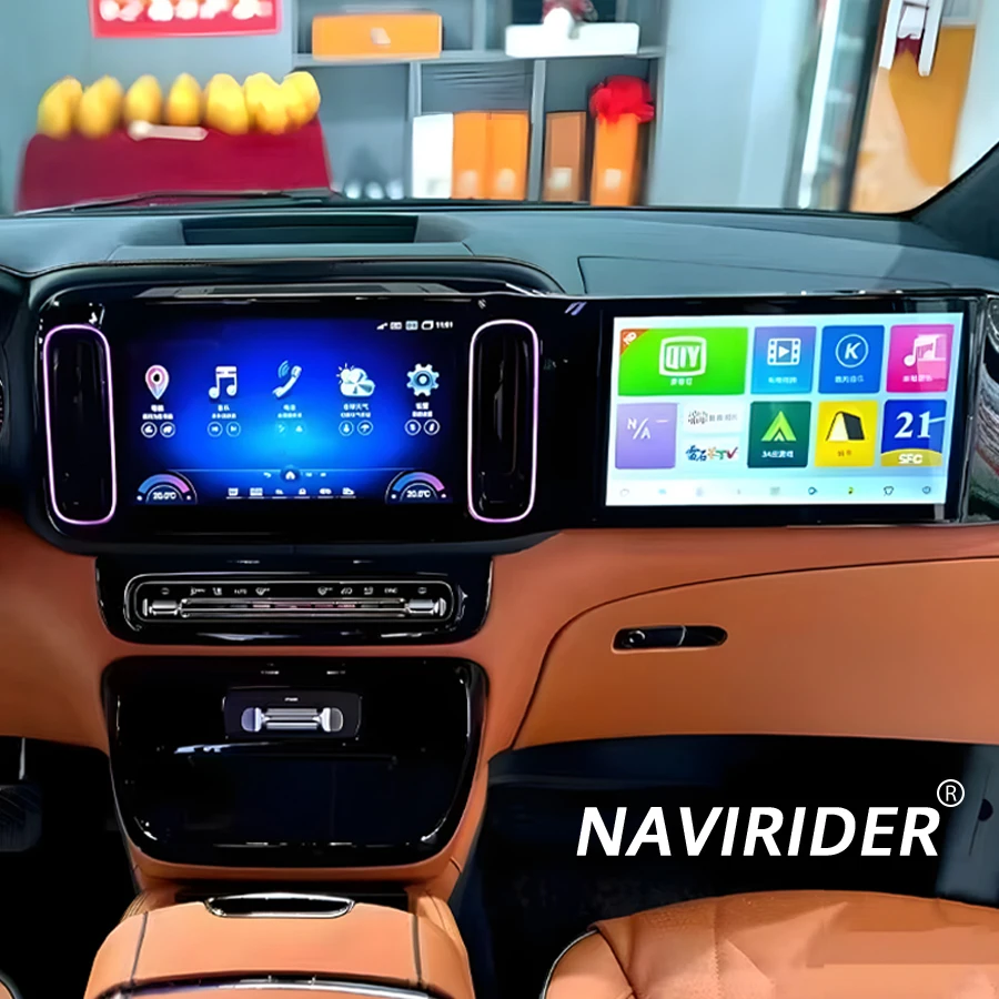 

12.8inch Dual System Android 13 Multimedia Player For Mercedes Benz Vito 116 W447 2024-2025 Autoradio Car GPS Navigation Carplay