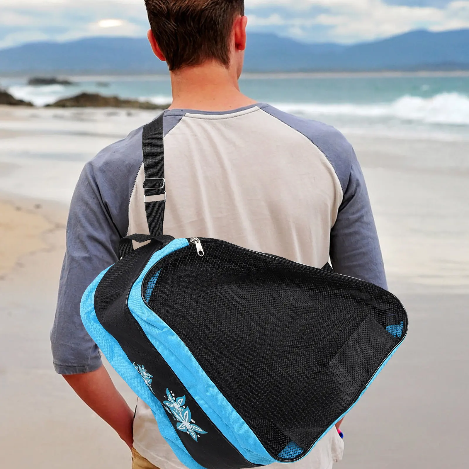 1Pcs Thickened Roller Skates Bag Ice Skates Pouch Outdoor Sports Storage Bag Simple Design Comfortable Eco Friendly Material