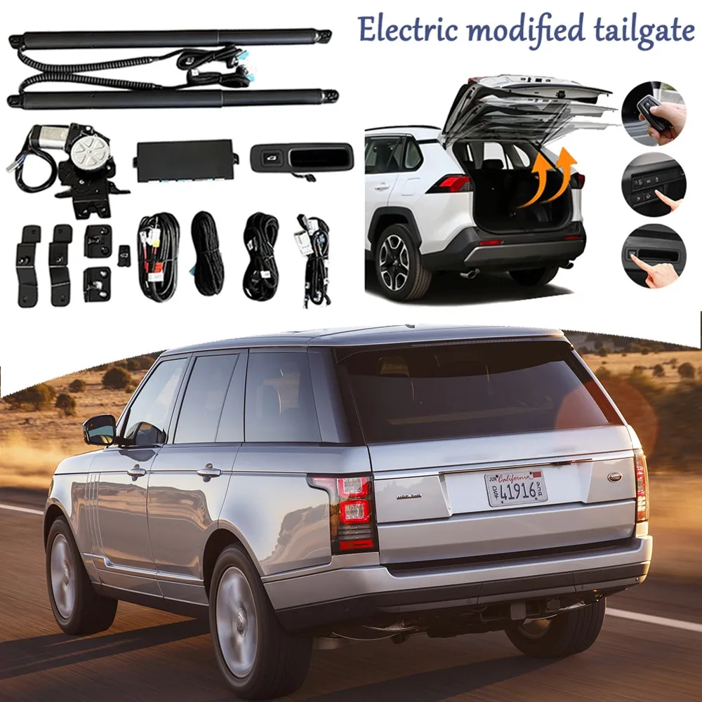 Fit for LR Range Rover L405 2014-2017 Retrofit Power Tailgate Kit Modified Trunk Electric Liftgate System Support Foot Remote