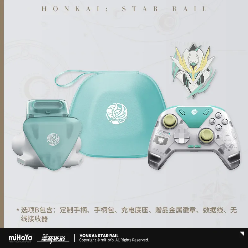miHoYo Official Firefly Game Controller Honkai Star Rail Firefly Wireless Bluetooth Game Handles Charging Dock Cosplay Xmas Gift