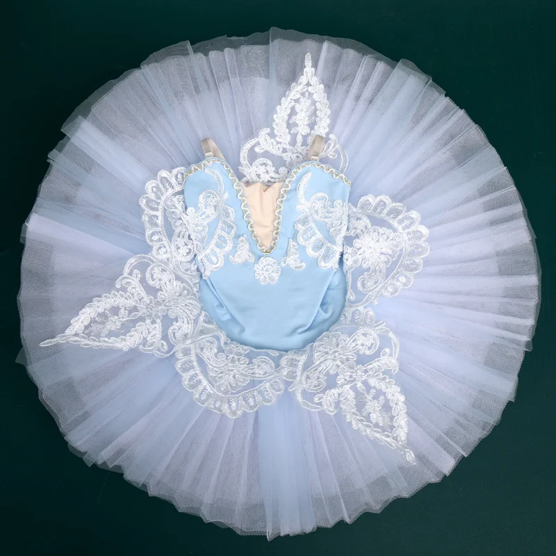 Jupe de ballet professionnelle pour enfants, vêtements de performance pour filles, jupe moelleuse d'été, petit cygne, Tutu de performance, nouvelle collection