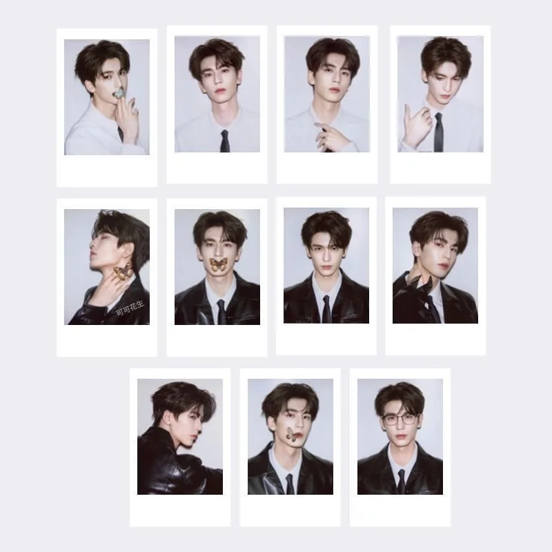 Zhang Linghe tear off film, 0 style, three inch cosplay small card, self printed peripheral collection, celebrity life