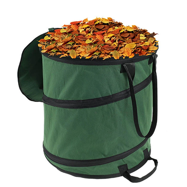 2022 Collapsible Garden Leaf Bag Pop Up Container Garden Accessories Outdoor Camping Hiking Travelling