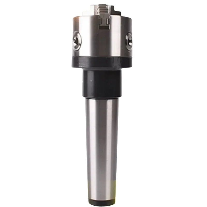 For Rotary chuck 3/4/5/No. 6 taper handle flange three-jaw four-jaw fixed lathe tail seat fixed chuck