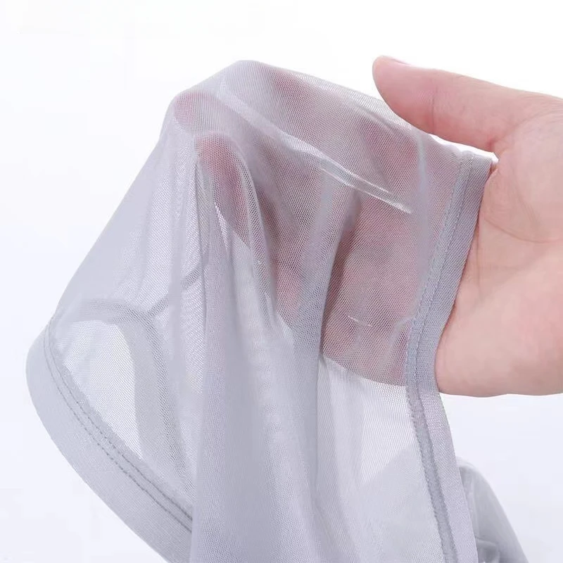 Underwear Transparent Boxers Bulge Ice Silk See Through Underpants Sexy Briefs Low Waist Panties Lingerie Intimates image 4