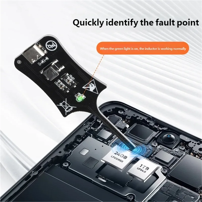 Motherboard-Spulentester Induktionsdetektor-Werkzeug für Handy-Reparatur Elektromagnetische Induktion Schnelle Fehlerdiagnose Induktanzprüfung – Detail 13