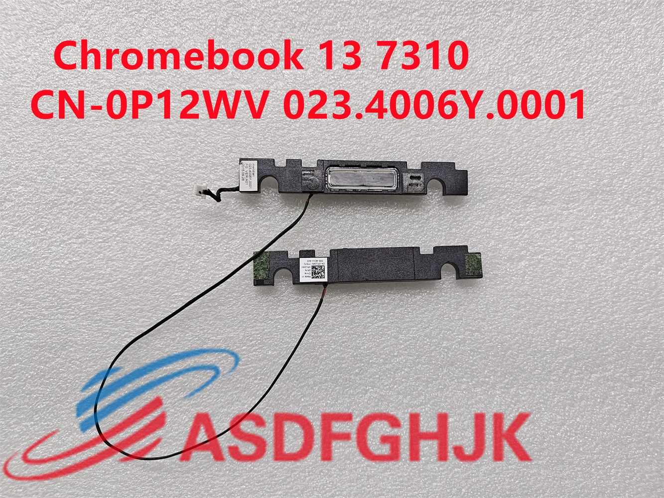 

Original 0P12WV speaker for Dell Chromebook 13 7310 laptop speaker CN-0P12WV 023.4006Y.0001 Test OK