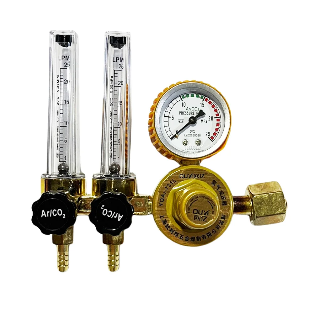 

Easy To And Compact Gas Regulator With Argon Gas Flowmeter For Convenient Gas Control Robust Casing double
