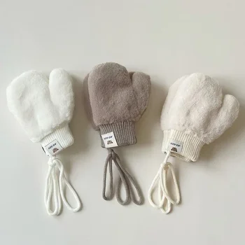 Baby Cartoon Bear Mittens 1