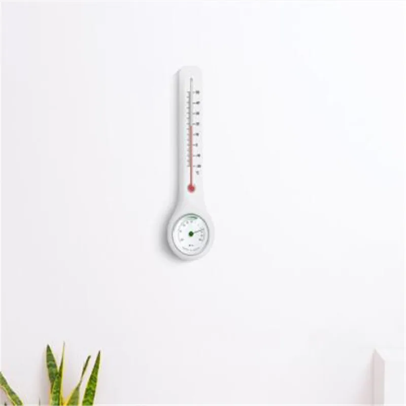 Indoor Outdoor Wall Mount Thermometer Hygrometer High Precision Kitchen Refrigerator Thermometer Household Supplies