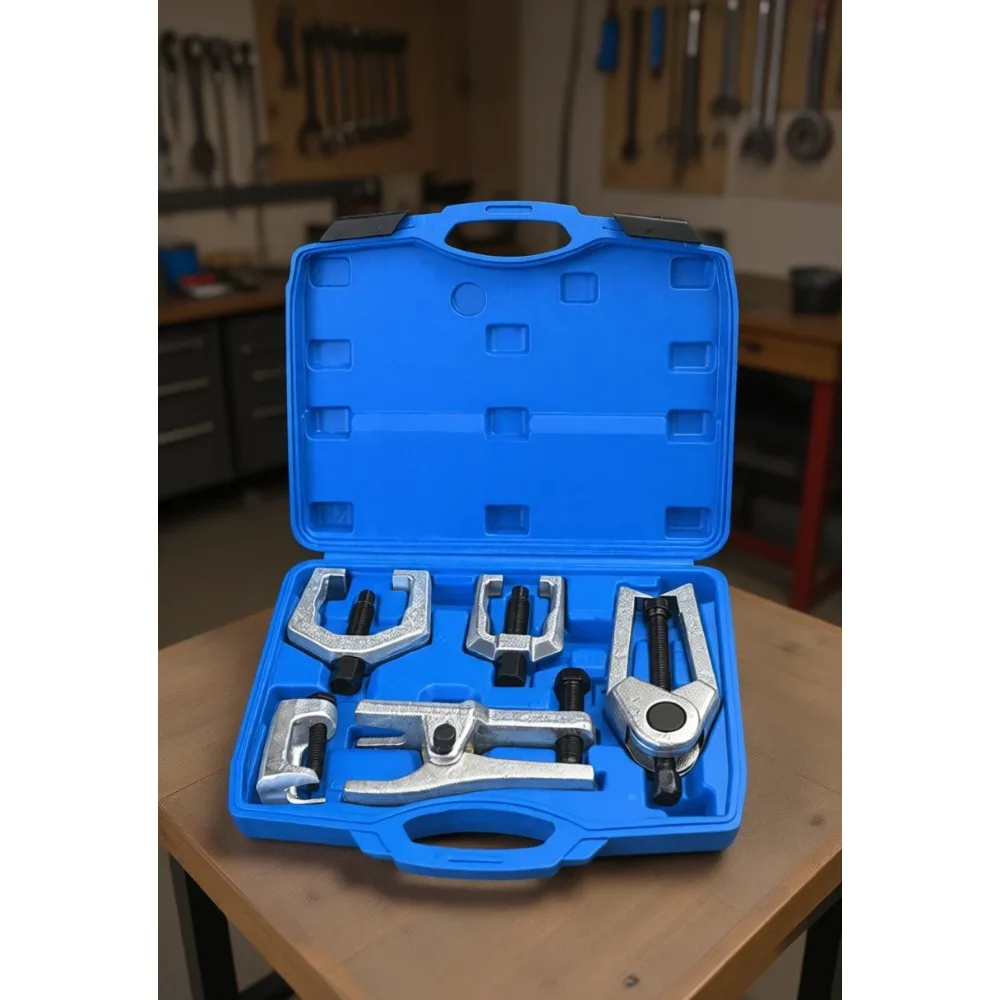 

5 in 1 Front End Service Kit Ball Joint Tie Rod Pitman Arm Splitter Removal Tool Set