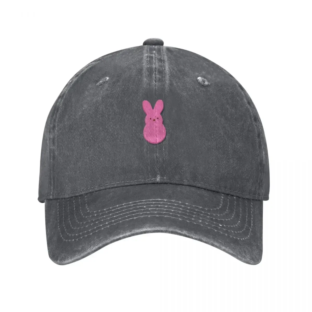 Easter Peep marshmellow treat candy bunny Pink cute shirt, sticker, hat Baseball Cap Snapback Cap Sports Cap Men Women's