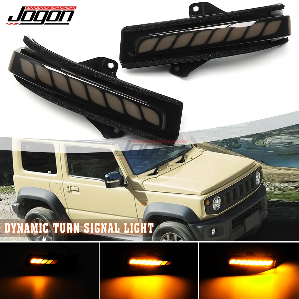 

For Suzuki Sierra Jimny Side Mirror Signal Blinker Lamp JB64W JB74W 2019-2022 Dynamic Turn Indicator Light Sequential Lights