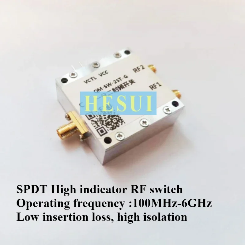 100M-6GHz SPDT High performance RF switch single pole double throw electronic binary channel