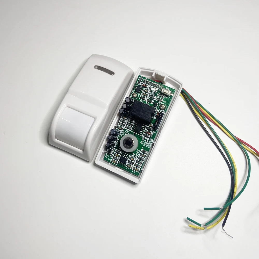 4Pcs Wall Mounted Wire Infrared Detector For Alarm System Or Smart Control PIR Motion Sensor 15° Curtain Intruder Alarm