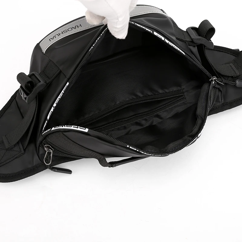 High quality chest bag - adjustable waist pack, multi pocket design, suitable for outdoor hiking, cycling, motorcycle, travel