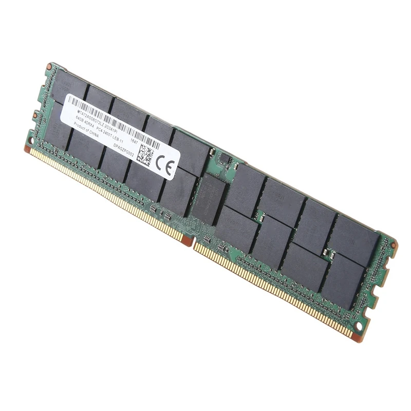 1 PCS Replacement Parts Fit For MT 64GB DDR4 Server RAM Memory 2400Mhz PC4-19200 288PIN 4Drx4 RECC Memory RAM 1.2V REG ECC RAM