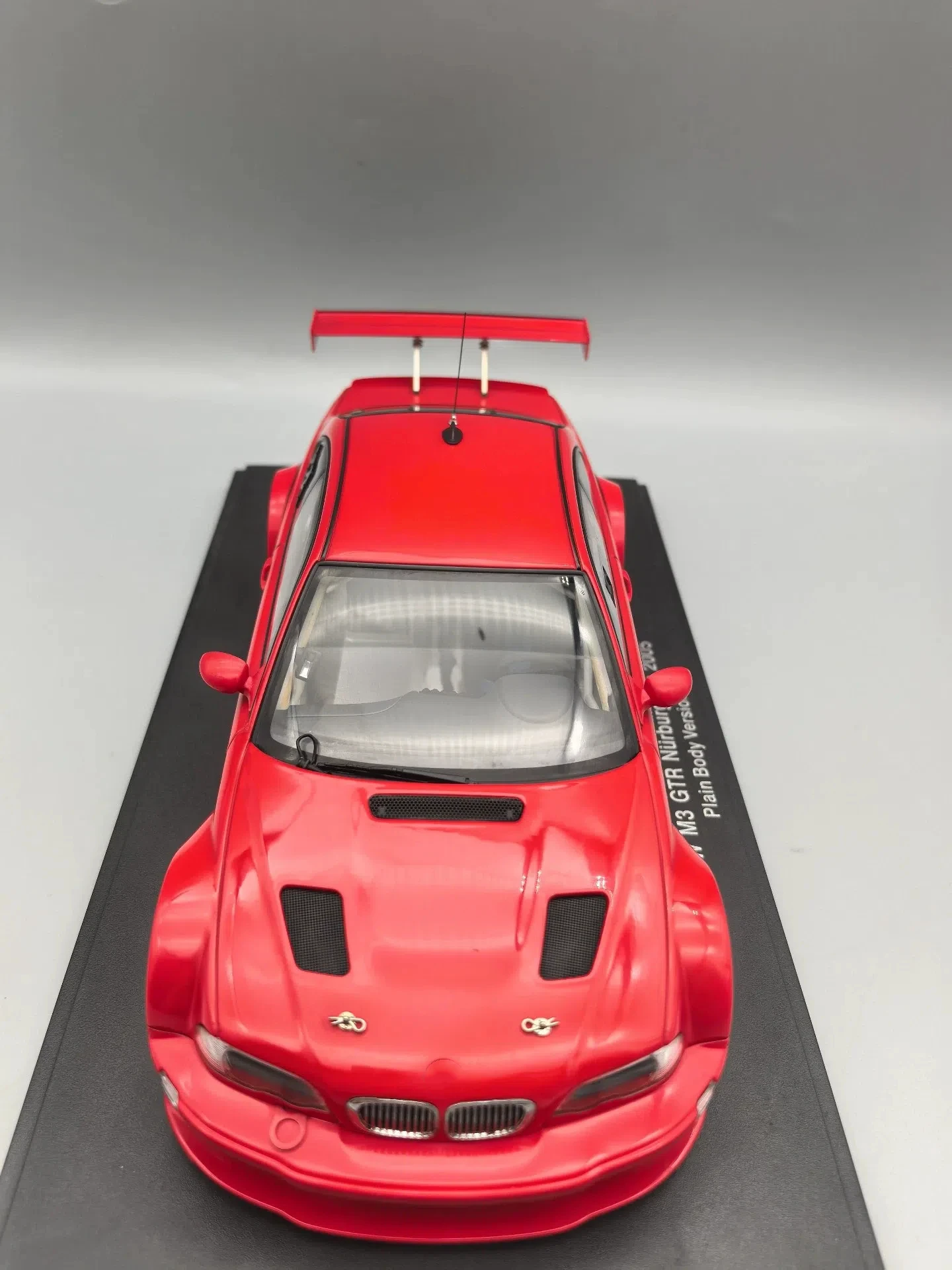Autoart 1:18 E46 M3 GTR Nurburgring 2005 Plain Body Version Simulation All Open Alloy Metal Static Car Model Toy Gift