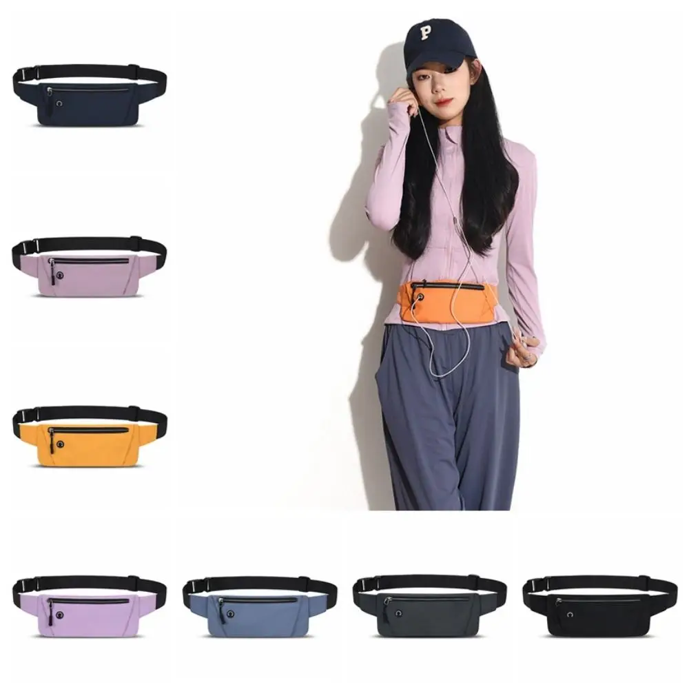 Waterproof Running Waist Bag Invisible Lightweight Sports Fanny Pack Adjustable Portable Running Phone Waist Bag Fitness