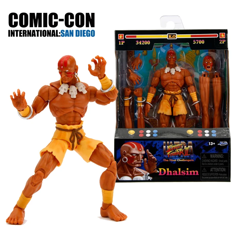 

Jada toys Dhalsim 6 "фигурка Street Fighter 2: Фигурка Final Challengers Модель куклы