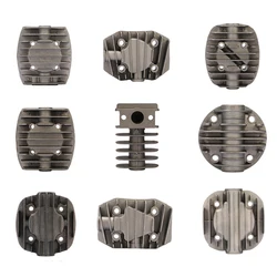 Culata de compresor de aire, accesorios de aluminio, cubierta de refrigeración, conducción neumática, 0,25/0,36/0,67/0,6/0,9