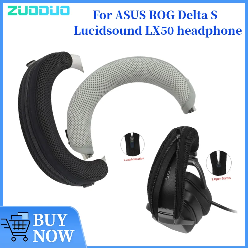 

ZUODUO Replacement Headband Cover for ASUS ROG Delta S Lucidsound LX50 Headphones Protective Headband Case