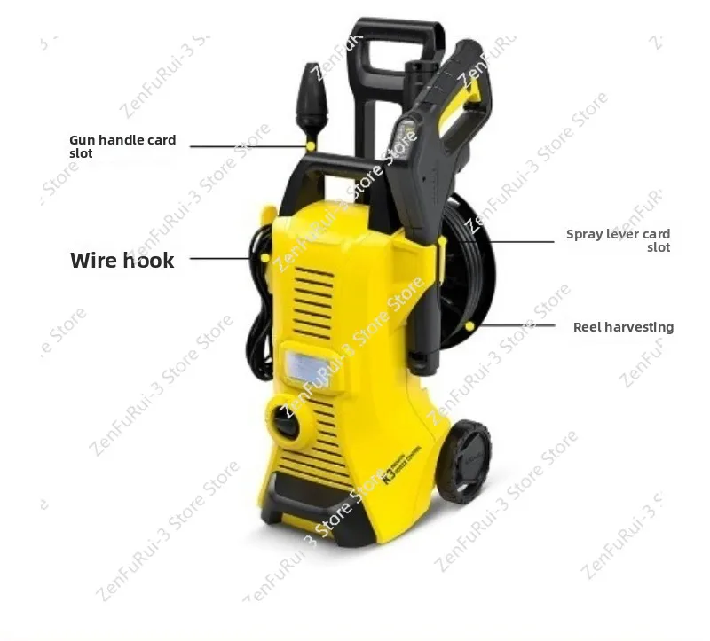 

High Pressure Car Washing Machine 220v Household Flushing Car Washing Machine Powerful Car Washing Water Pump K3