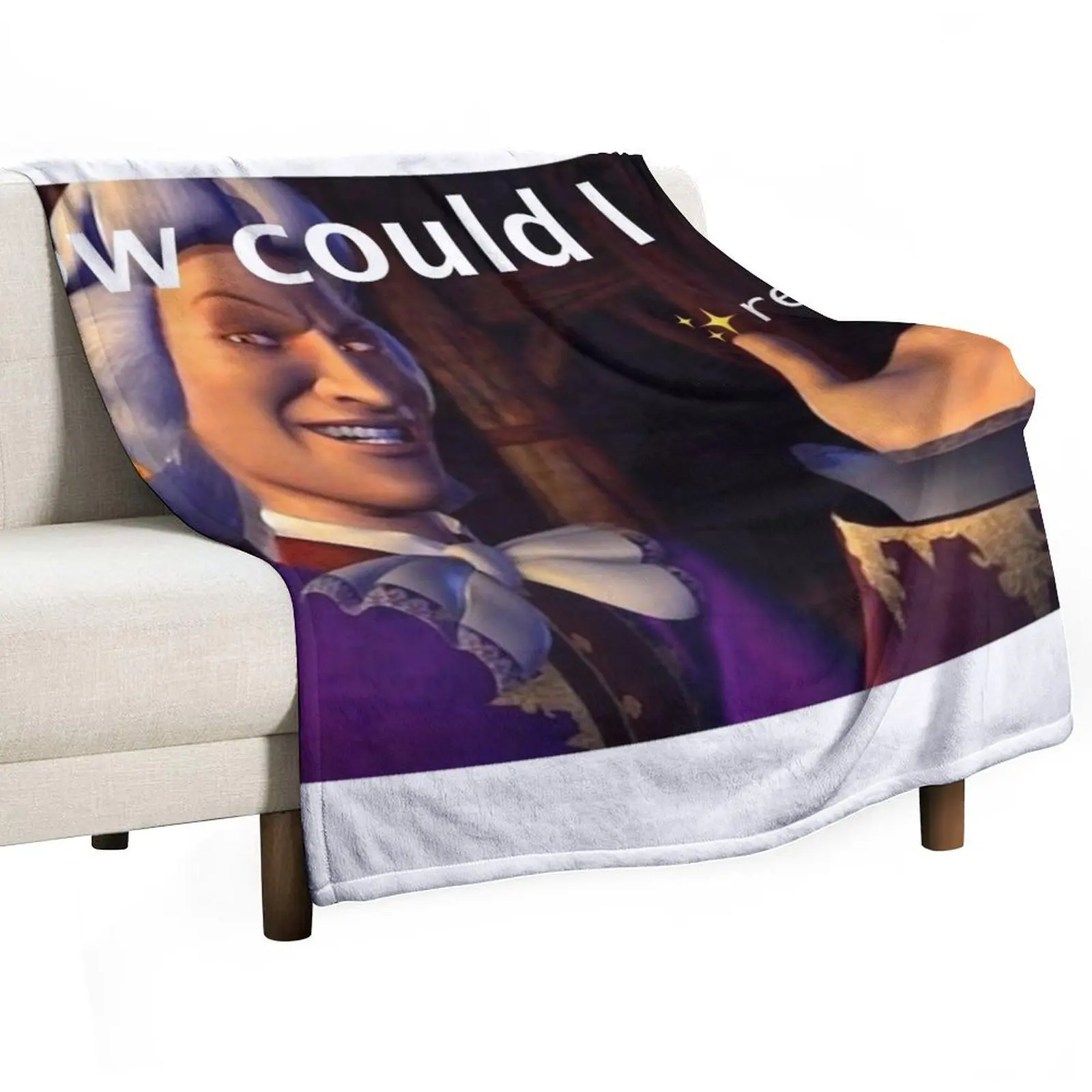 Preminger - How Could I Refuse? Throw Blanket Giant Sofa Single Travel Blankets