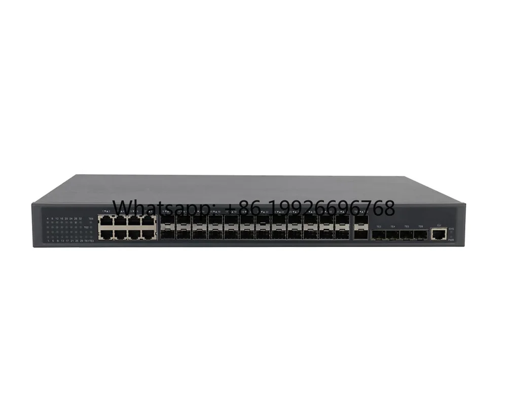 Data Center Aggregation Switch 8-Port 10G Uplinks with L3 Full Management and QoS for Campus/Core Network
