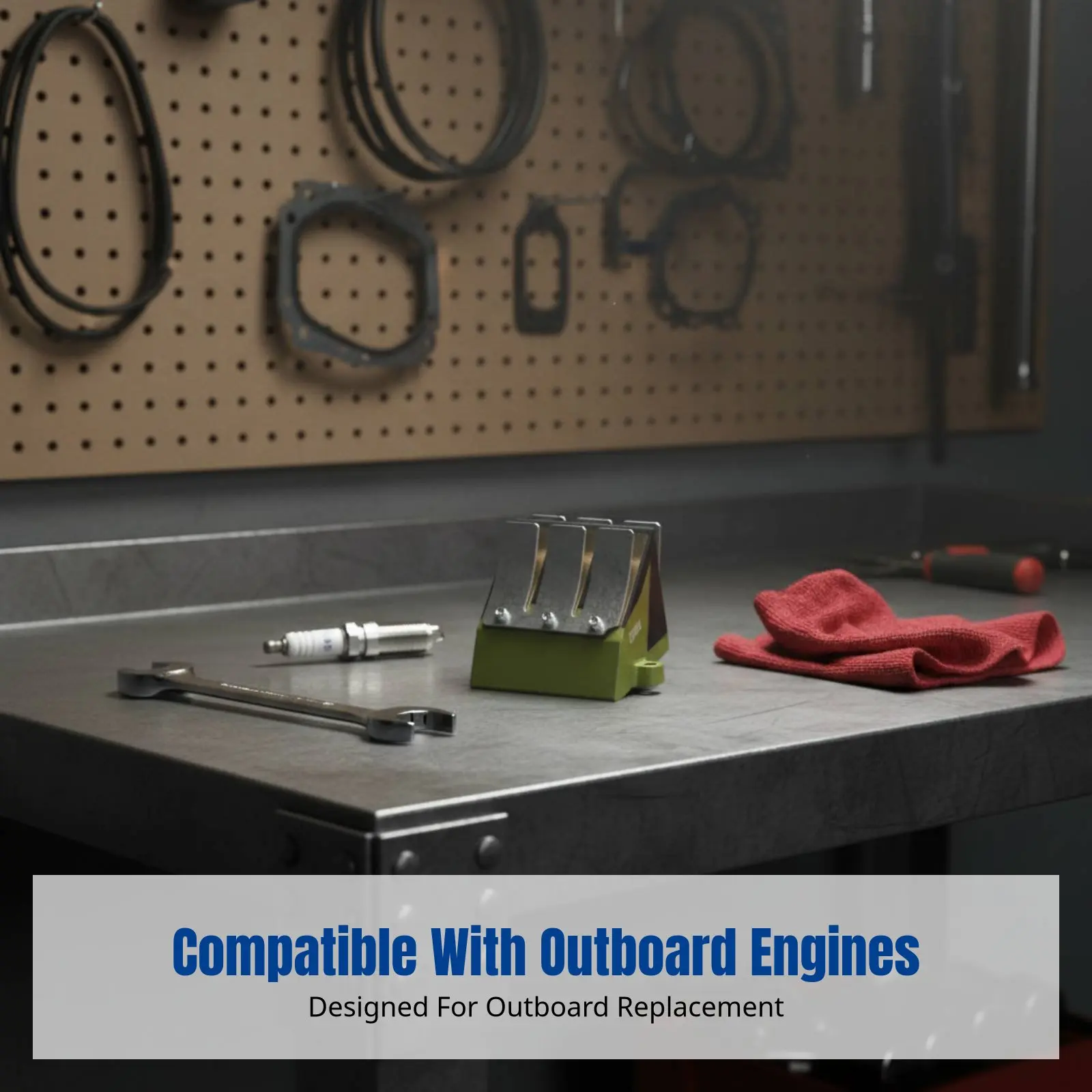 

Intake Valve Assembly for Outboard Engine, Compatible with Watercraft Engine, Durable Metal Construction, Fits Multiple Models