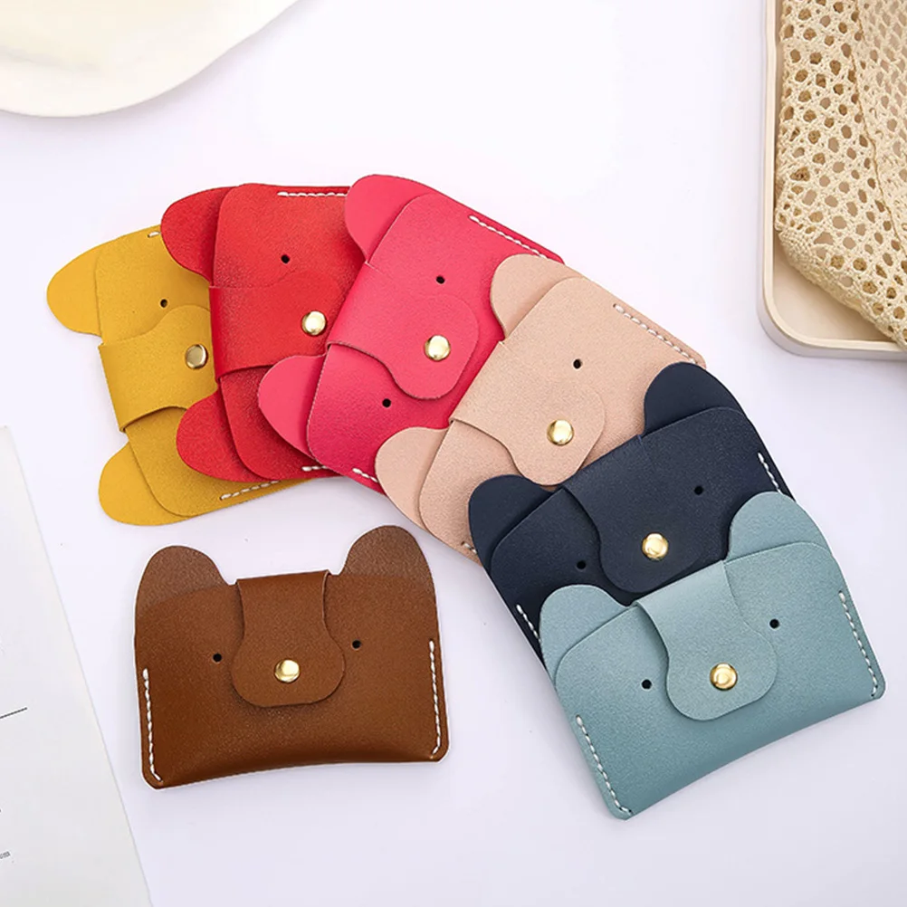

1 set Puppy Card Bag Cute Cartoon Diy Purse Making Kit PU Alloy Craft Gift Coin Bag Accessories Handmade Project