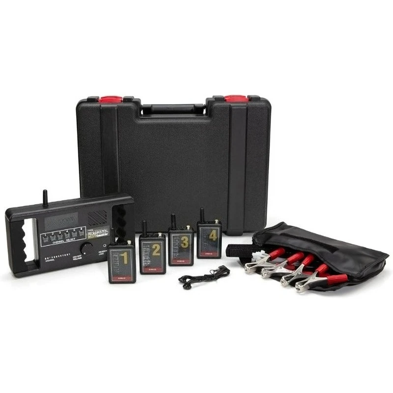 

Беспроводной диагностический комплект для автомобилей: детектор шумов с 4 передатчиками, дальность действия 50 футов