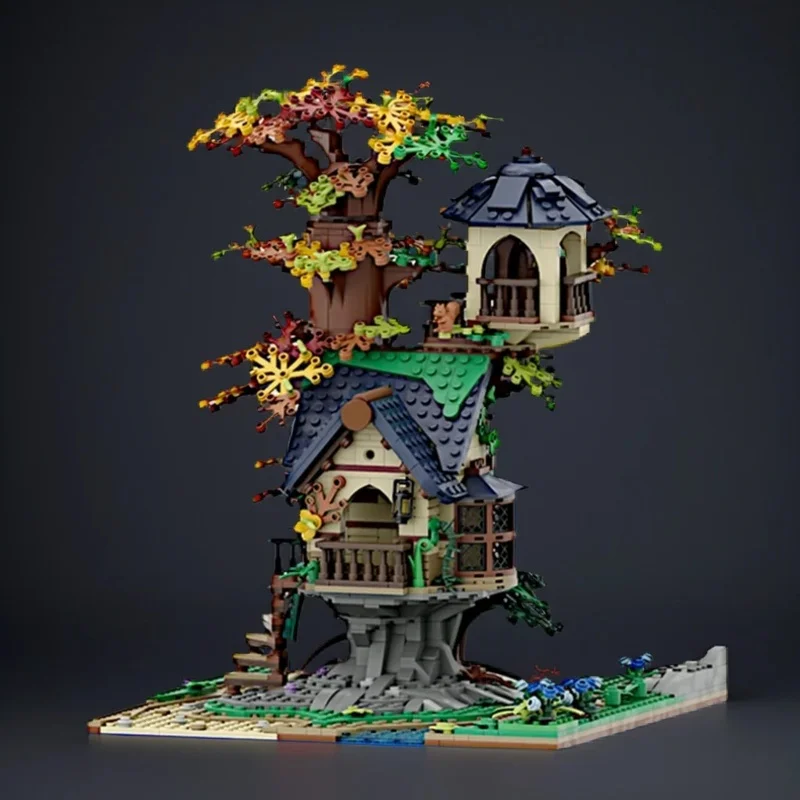 1507pcs MOC Little Tree House Model Toys Building Blocks Architecture Christmas Gifts Birthday Assemble DIY Creative Education