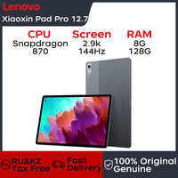 Lenovo Tablet Xiaoxin Pad pro 12.7 2024 Qualcomm Snapdragon 870 2.9k 144Hz TUV Eye Protection Screen 10200mAh large batter