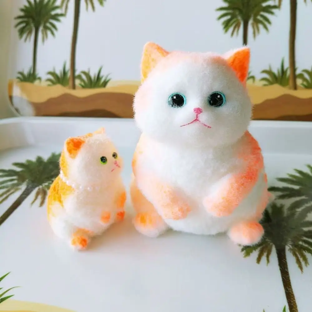 かわいいゆっくり反発する大きな猫のぬいぐるみ、動物漫画シミュレーション猫スクイーズおもちゃ、柔らかいカラフルな猫のフィジェットおもちゃ、オフィス用
