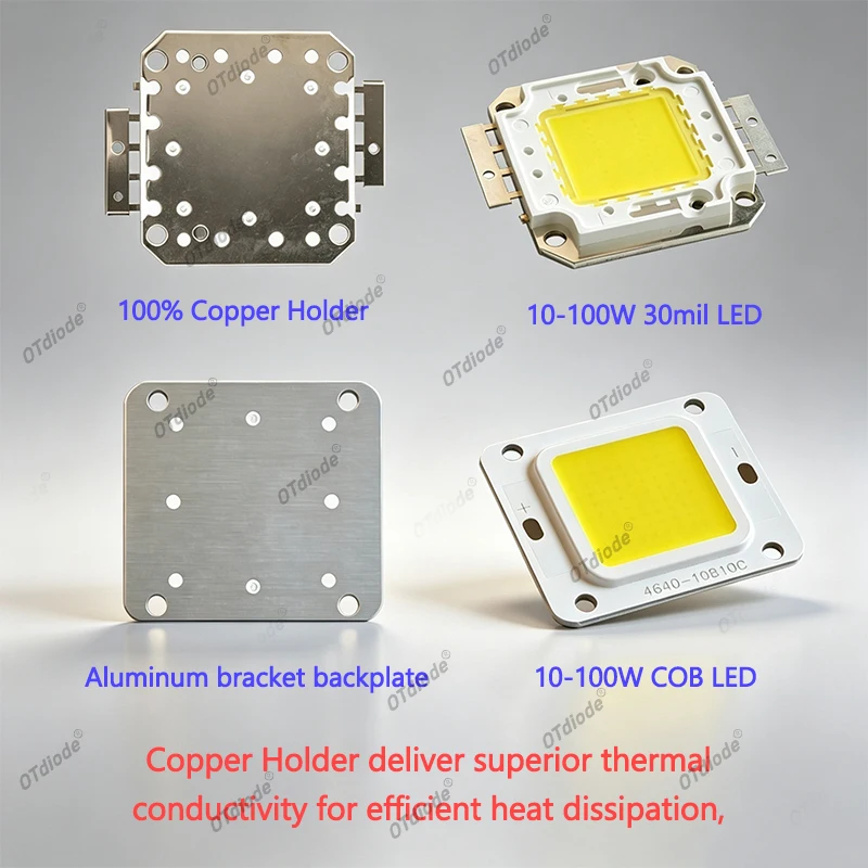 100W 50W 30W 20W 10W LED COB Chip Light DC9-11V 30-36V Cold Warm White Street Lamp Matrix For DIY Flood Light Bulbs