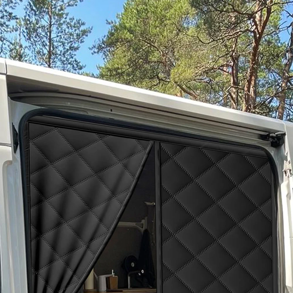 سميكة الشتاء قافلة المغناطيسي الحراري معزول انزلاق الباب الستار السيارات لشركة فيات Ducato بيجو الملاكم سيتروين التتابع 2006 +