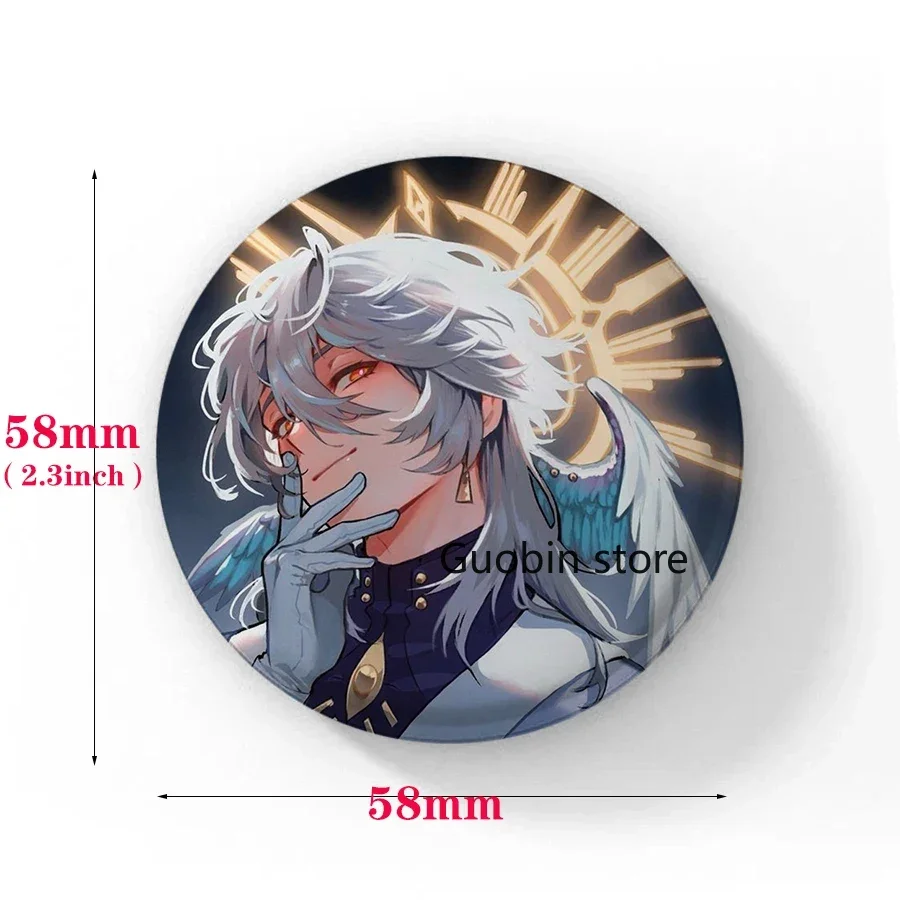 58mm Hot Anime Game Honkai:Star Rail Character Sunday Boothill Button Pin Cute Boothill Fanart Brooch Badge for Gamer and Fans