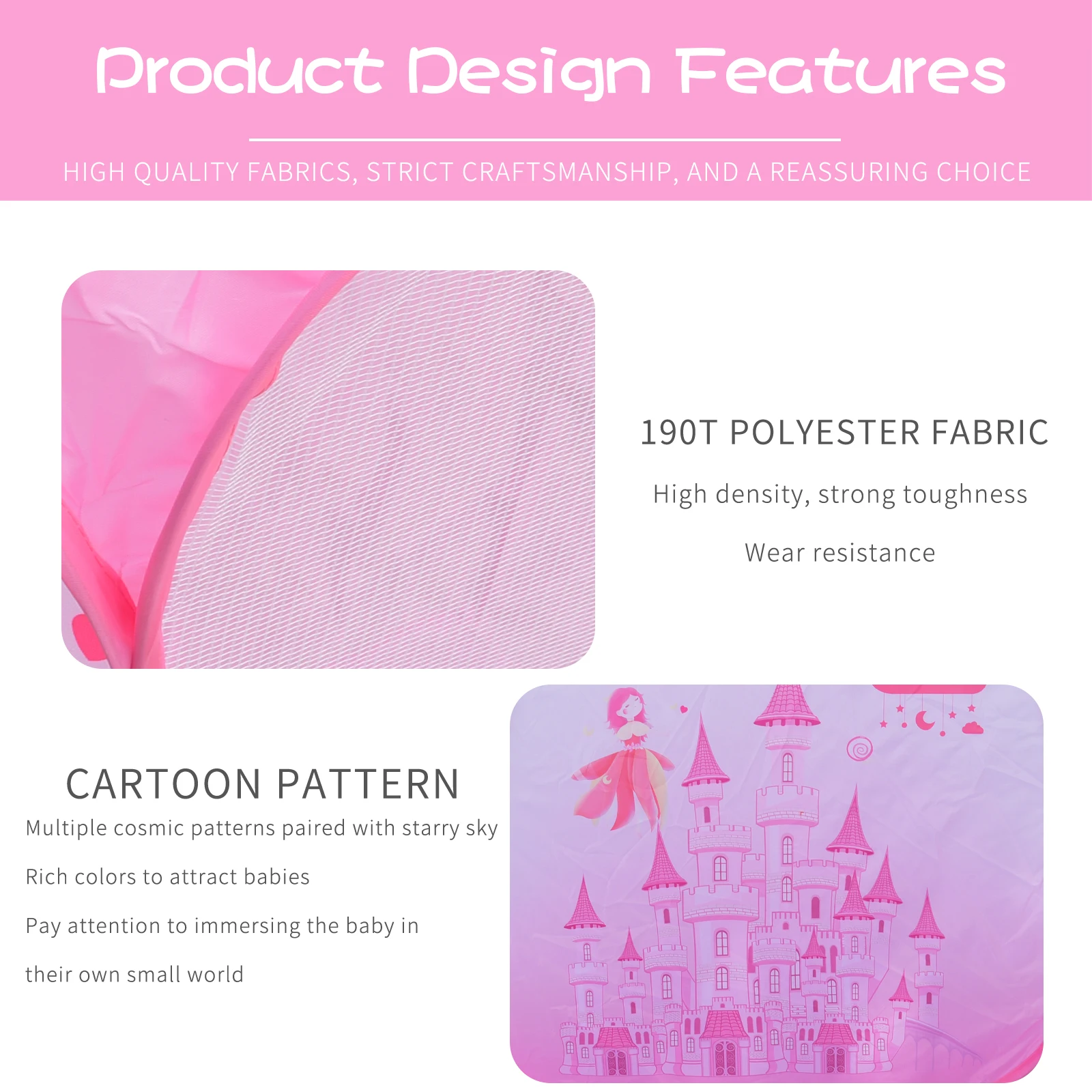 خيمة Baby Tianma المحمولة القابلة للطي لعبة ألعاب الأطفال للأولاد والبنات لعب المنزل الداخلي لعبة قلعة الأميرة هدية منزلية