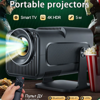 Mini Native 4K Android 11 Projector 1080P 390ANSI HY320 Dual Wifi 6 BT5.0 1920*1080P Cinema Portable Projetor upgrated HY320