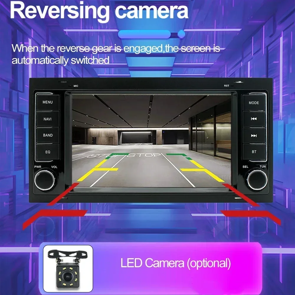 Lettore multimediale radio Android 13 per Volkswagen Touareg 2004-2011 Transporter T5 Multivan 2004-2009 Navigazione GPS Carplay